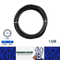 10M 12x8mm Black PU Air Hose Pneumatic Tube Pipe for Compressor Water Fluid