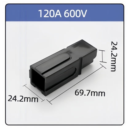 10 x 120A Blue Anderson Style Single Pin 120Amp Connector Plug Single Terminal