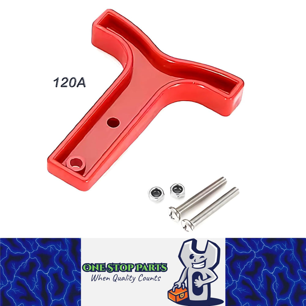 5 x Red T-Shaped Handles for 120A Red Anderson Style Plugs Connectors