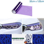 Purple PVC Tint Film Wrap for Headlights and Tail Lamps 30cm x 120cm Purple Film