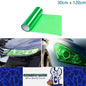 Green PVC Tint Film Wrap for Headlights and Tail Lamps 30cm x 120cm Green Film