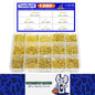 1280pcs M2 Brass Plated Phillips Tips Screw Assortment Kit Self Tapping Screws