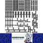 128PCS Vacuum repair hose kit joiners T pieces 9mm - 16mm variety mixed pack