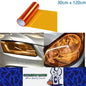 Orange PVC Tint Film Wrap for Headlights and Tail Lamps 30cm x 120cm Orange Film