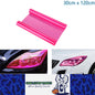 Pink PVC Tint Film Wrap for Headlights and Tail Lamps 30cm x 120cm Pink Film