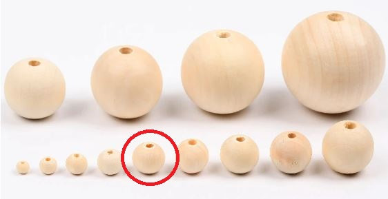 50 x 12mm Natural wood beads round DIY jewelry Handmade Accessories