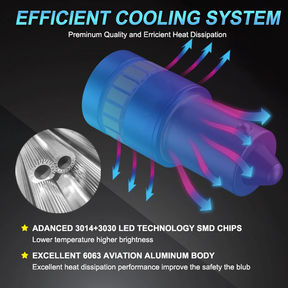 2pcs BAY9S Cool White 12V 19SMD Canbus Super Bright LED Bulbs BAY9S LED Globes