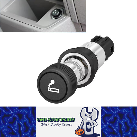 12V Cigarette Lighter Socket Outlet with Eject Button for Ford E150/250/350 F250