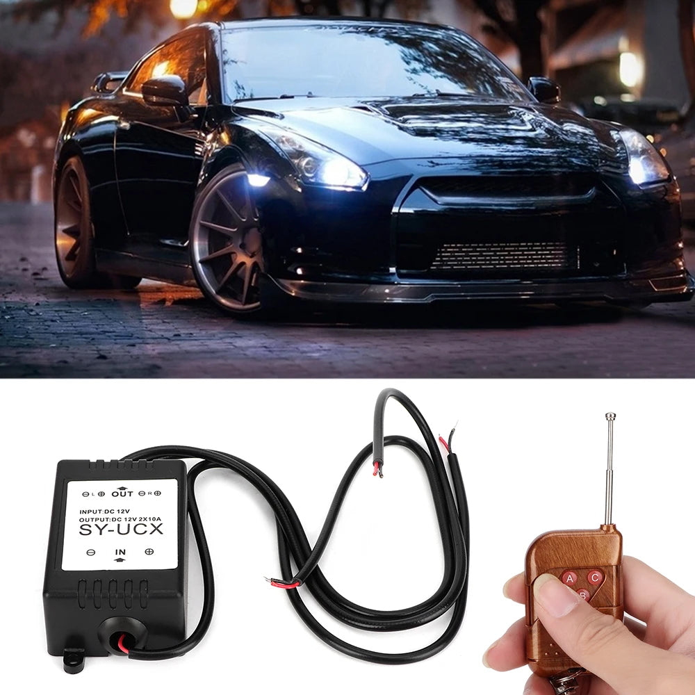 12V LED DRL Flash Strobe Controller Wireless Module for Car Motorcycle Lights