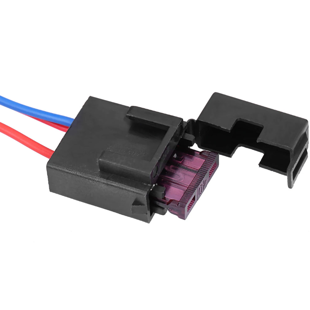 12V LED Fog Light Wiring Harness Kit with Switch Relay Fuse for Car Truck SUV