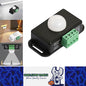 12v Motion Detector Suits 12v and 24v DC With 6A Output for Lighting (Black)