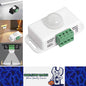 12v Motion Detector Suits 12v and 24v DC With 6A Output for Lighting (White)