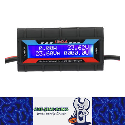 130A Inline Digital Meter Watt Voltage Amp Meter Power Analyzer Monitor