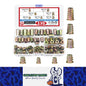 130pcs Wood Threaded Inserts Kit 7 SizeS M4 M5 M6 M8 Furniture Assembly Nut