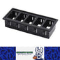 5 ROCKER PUSH SWITCH HOLDER GANG MOUNT FOR IN OR UNDER DASH MOUNTING HOLDS 5