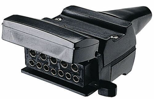 12 PIN HEAVY DUTY TRAILER SOCKET (CAN FIT 7 PIN MALE PLUG INTO)