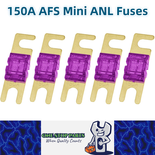5 x 150A AFS Mini ANL Fuses 150 Amp fuses Car Truck Boat Stereo Audio AFS Fuses