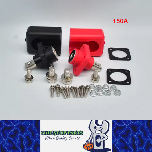 Pair 150A Copper Battery Terminal Energy Storage Terminal Battery Connector