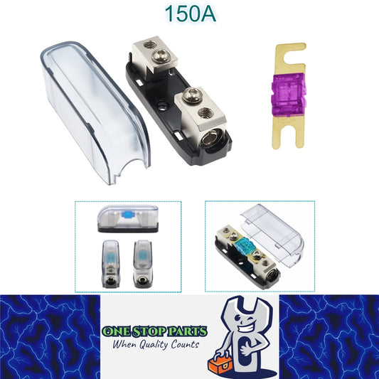 AFS Mini ANL Inline Fuse Holder with Bolt On 150Amp Fuse Supplied Fuse Holder