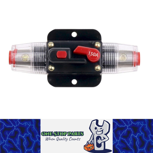 12v 150A Inline Circuit Breaker Manual Reset Ideal for 4wd Caravan Boat (1pc)