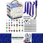 1565pcs Car Push Retainer Clip Fastener 36 Size Bumper Fender Rivet with Removal