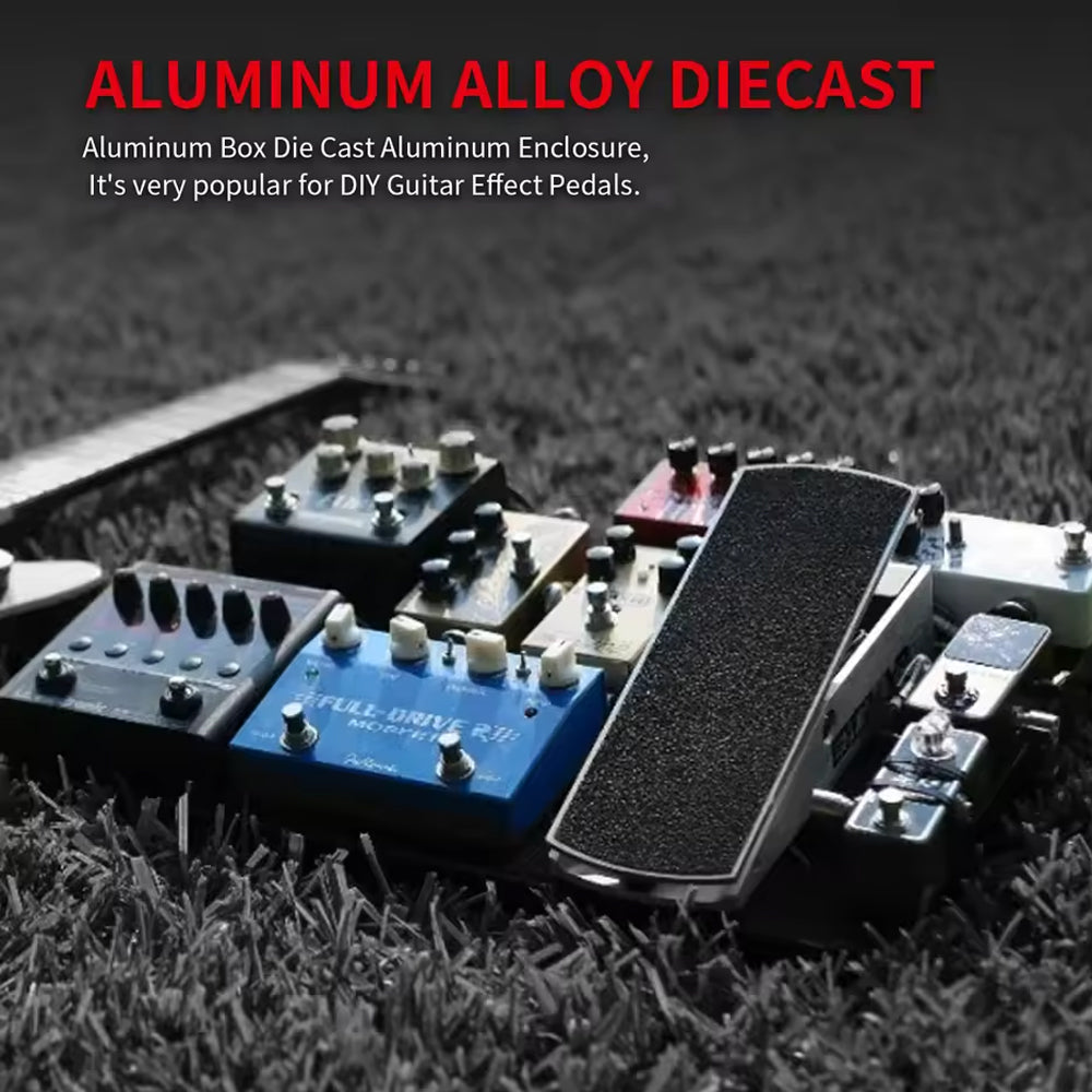 10 x 1590LB Guitar Effect Pedal Enclosure Aluminum Stomp Box Case 50.5x50.5x31mm