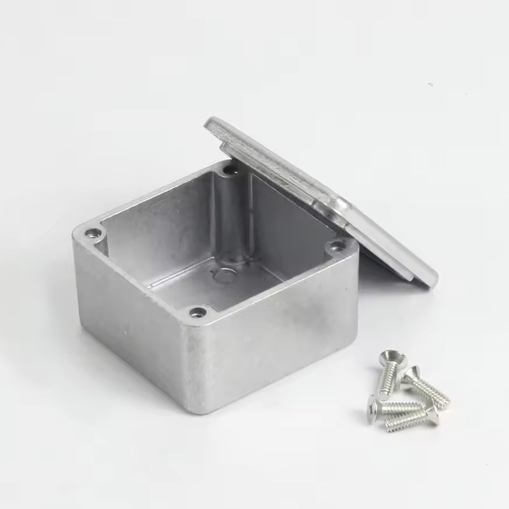 10 x 1590LB Guitar Effect Pedal Enclosure Aluminum Stomp Box Case 50.5x50.5x31mm
