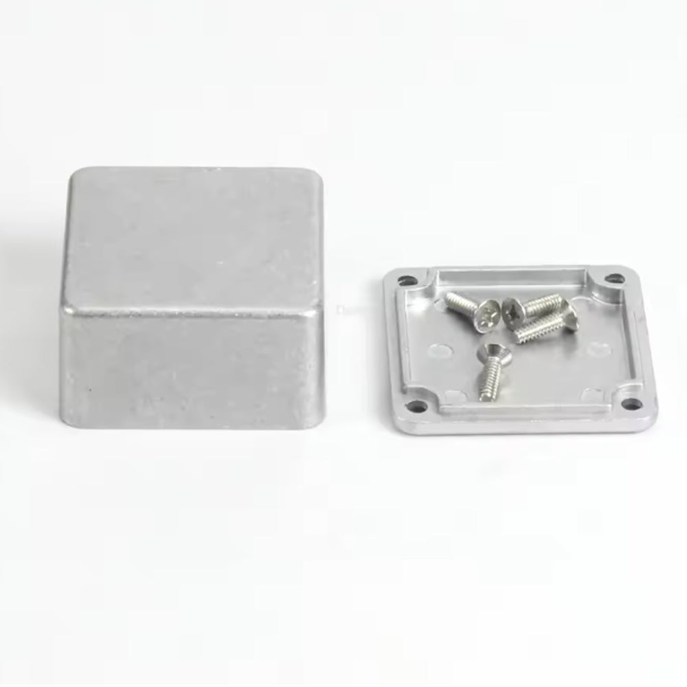 10 x 1590LB Guitar Effect Pedal Enclosure Aluminum Stomp Box Case 50.5x50.5x31mm