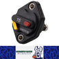 Recessed 15Amp Manual Reset Circuit Breaker Car Boat Caravan Neat Finish