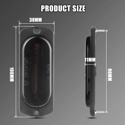 1 x Amber LED Side Marker Lamp 100x38mm 12V-24V 15LEDs Side Marker Signal Light