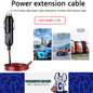12V-24V Car Cigarette Lighter Plug Male Connector 20A Fused with 1.5M Wire