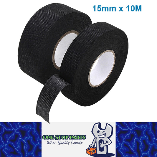 15mm Wide 10M Long Heat Resistant Electrical Harness Tape Fabric Cloth tape