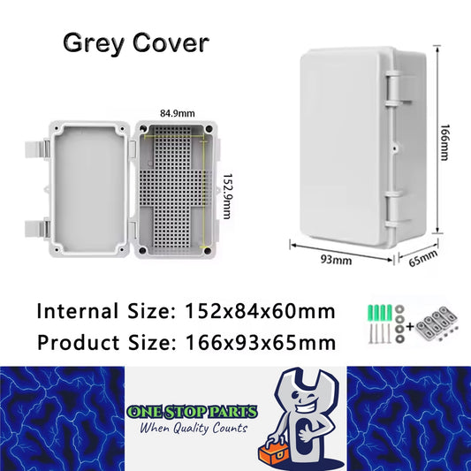 Waterproof Electrical Box 166x93x65mm Plastic Outdoor Enclosure Junction Box