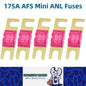 5 x 175A AFS Mini ANL Fuses 175 Amp fuses Car Truck Boat Stereo Audio AFS Fuses