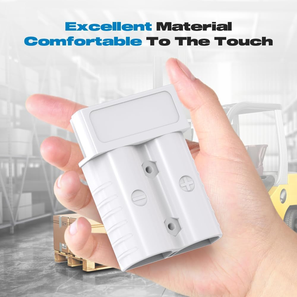2 x 175A Grey 2 Pin Style Anderson Style Sockets Plug 175 Amp for RV Truck Winch