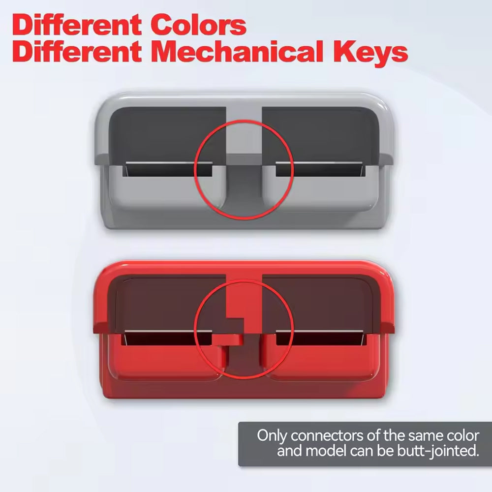 4 x 175A Red Anderson Style Sockets Plugs 175 Amp Kit with Cover and Entry Boot