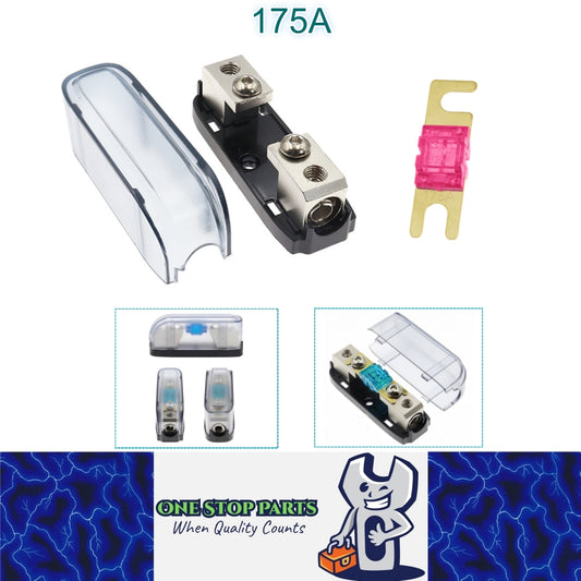 AFS Mini ANL Inline Fuse Holder with Bolt On 175Amp Fuse Supplied Fuse Holder