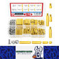 176 x M3 Brass Standoff Kit Hex Male Female Spacer Screw Nut for Motherboard PCB