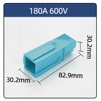 100 x 180A Red Anderson Style Single Pin 180Amp Connector Plug Single Terminal