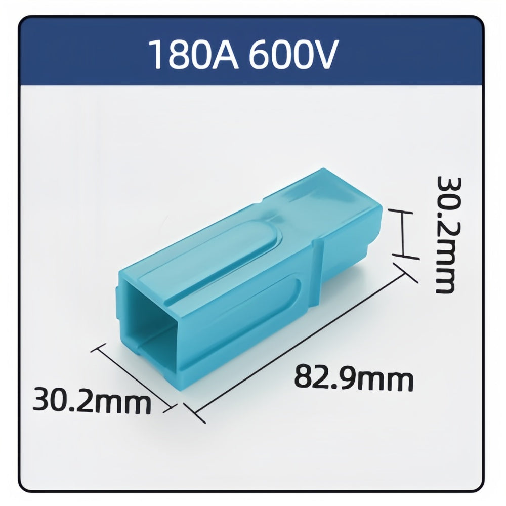 10 x 180A Blue Anderson Style Single Pin 180Amp Connector Blue Single Terminal