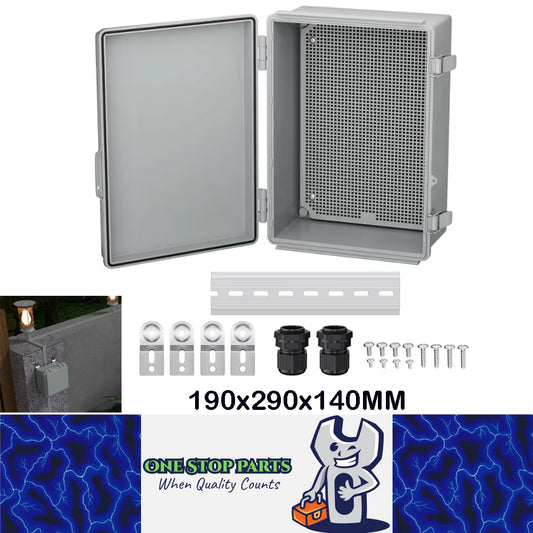 Waterproof Outdoor Electrical Box 190x290x140MM Plastic Junction Enclosure Box