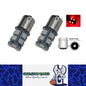 2 X 12v BA15S 1156 13 SMD RED 150 LUMENS LED GLOBE TAIL LIGHT MAP LIGHT CARAVAN