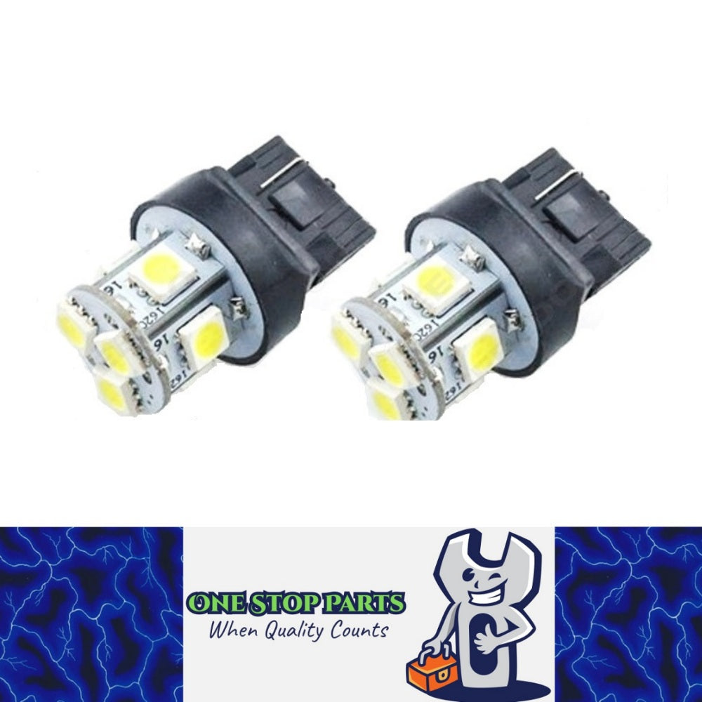 2pcs 12v T20 7440 8 SMD WARM WHITE 80 LUMENS LED GLOBE FOR PARK LIGHT INTERIOR