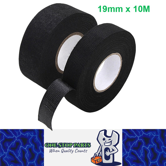 19mm Wide 10M Long Heat Resistant Electrical Harness Tape Fabric Cloth tape