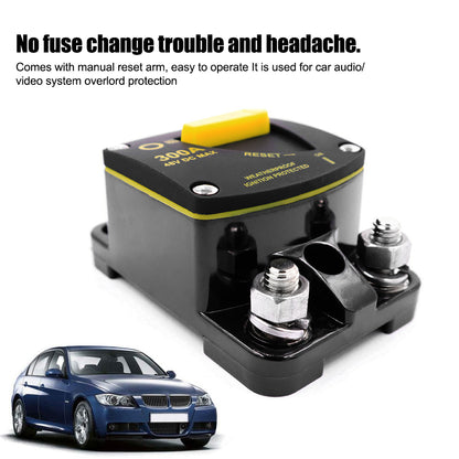 80A Circuit Breaker 12-48V DC Waterproof Manual Reset for Marine Boat RV Yatch