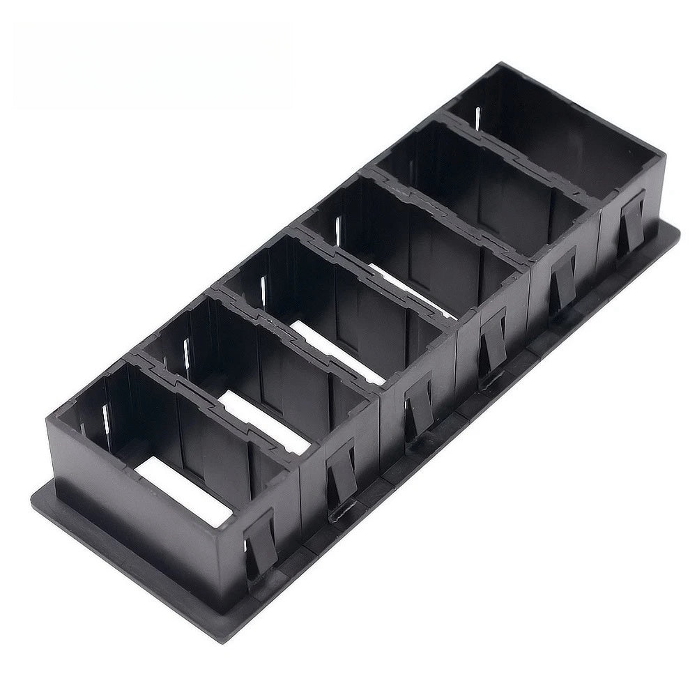 6 ROCKER PUSH SWITCH HOLDER GANG MOUNT FOR IN OR UNDER DASH MOUNTING HOLDS 6