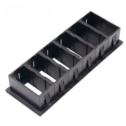 6 ROCKER PUSH SWITCH HOLDER GANG MOUNT FOR IN OR UNDER DASH MOUNTING HOLDS 6