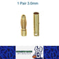 1 Pair 3mm Bullet Connectors Banana Plugs Male Female for RC Battery ESC Motor