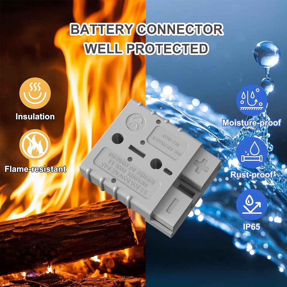 3M Starlink Mini Power Cable DC Cable to Anderson Plug 50A Connetor Socket