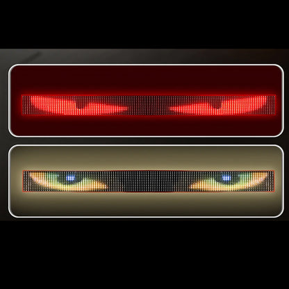 Devil's Eye Truck Windshield Flexible LED Sign Board Remote Control 120x16.6cm